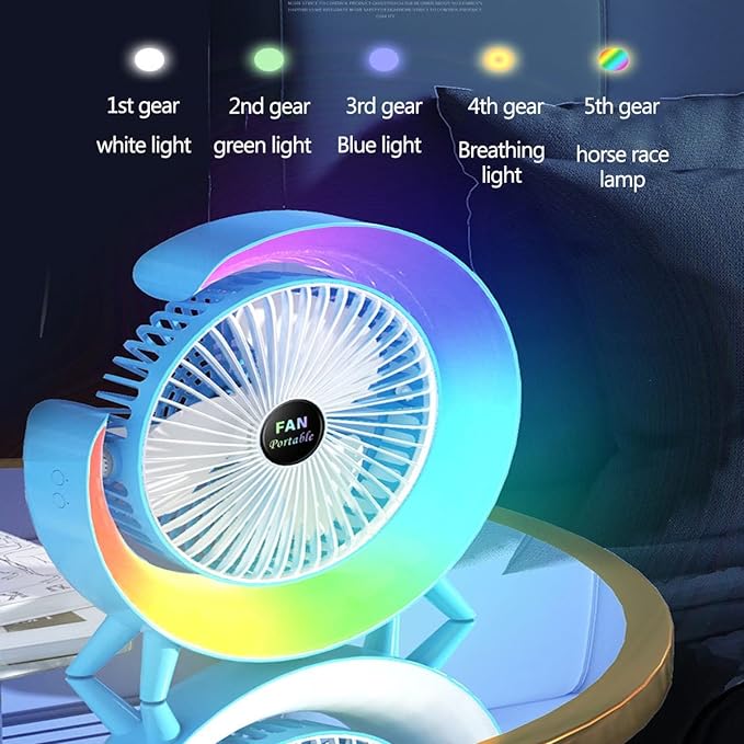 Colorful Desktop Fan - Zambeel