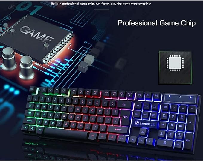 Rainbow Gaming Keyboard & Mouse - Zambeel