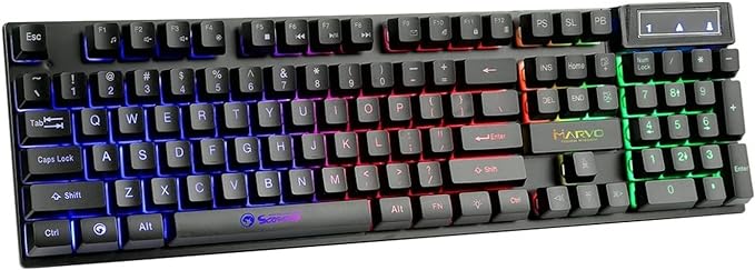 Rainbow Gaming Keyboard & Mouse - Zambeel