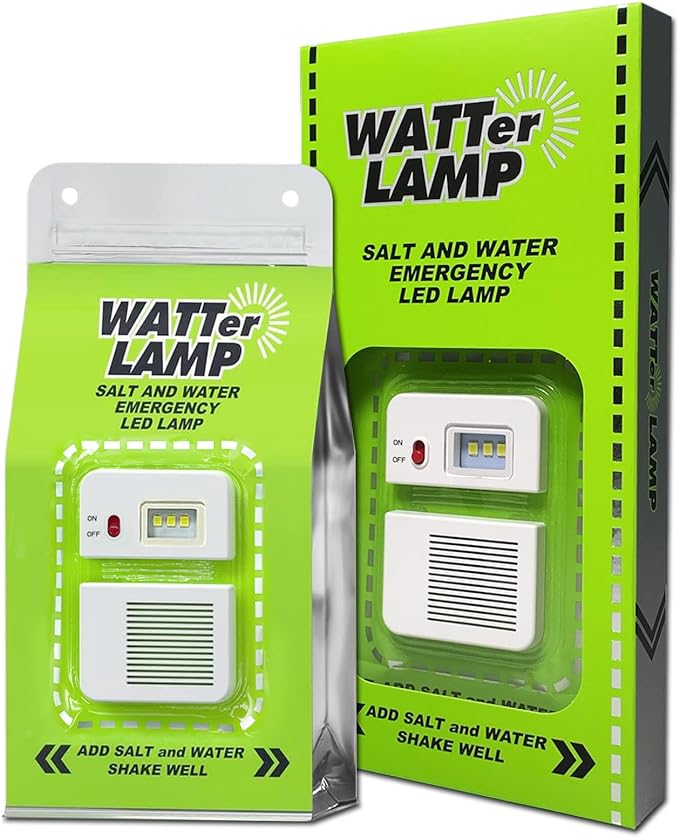 Salt and Water LED Lamp - Zambeel